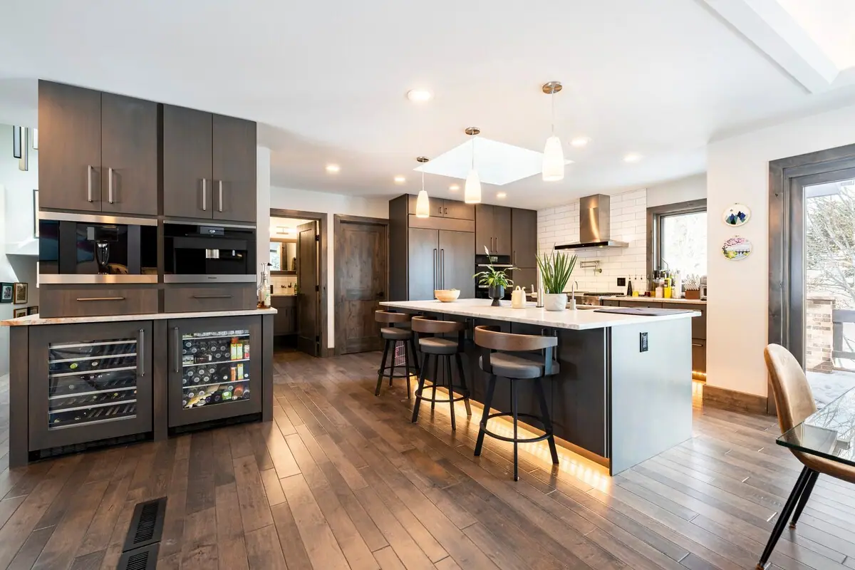 Kitchen and dining — Evergreen Mountain House